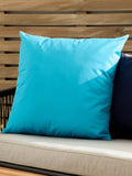 Furn Aqua plain outdoor cushion 55cm square, imported from the UK
