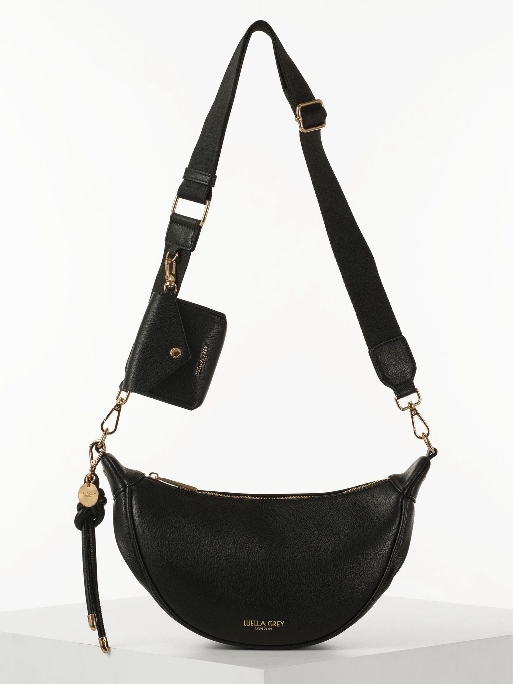 Luella Grey Black Lolly sling bag, UK version