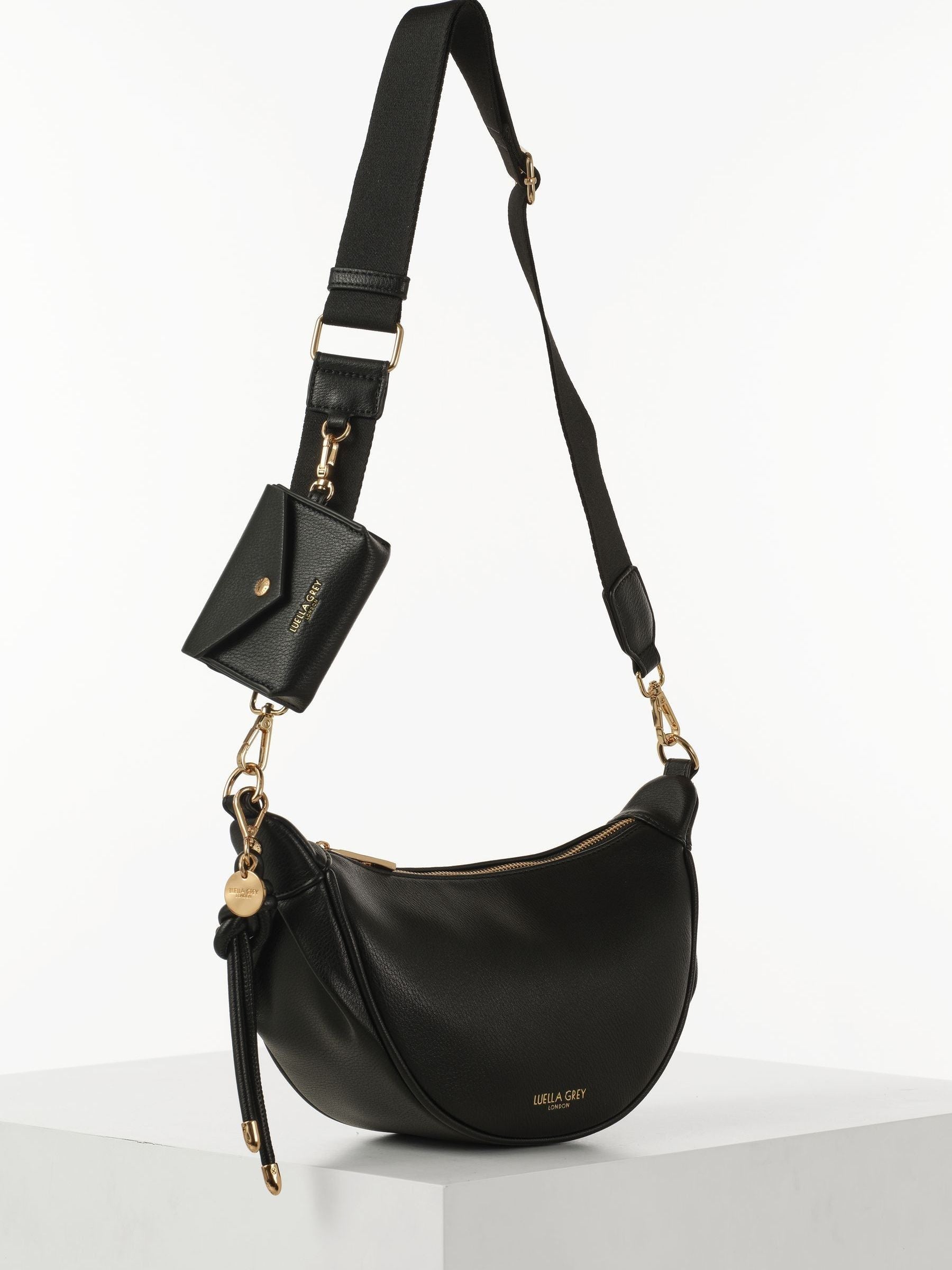 Luella Grey Black Lolly sling bag, UK version