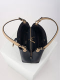 Luella Grey Blue Romany Hobo Tote, UK version