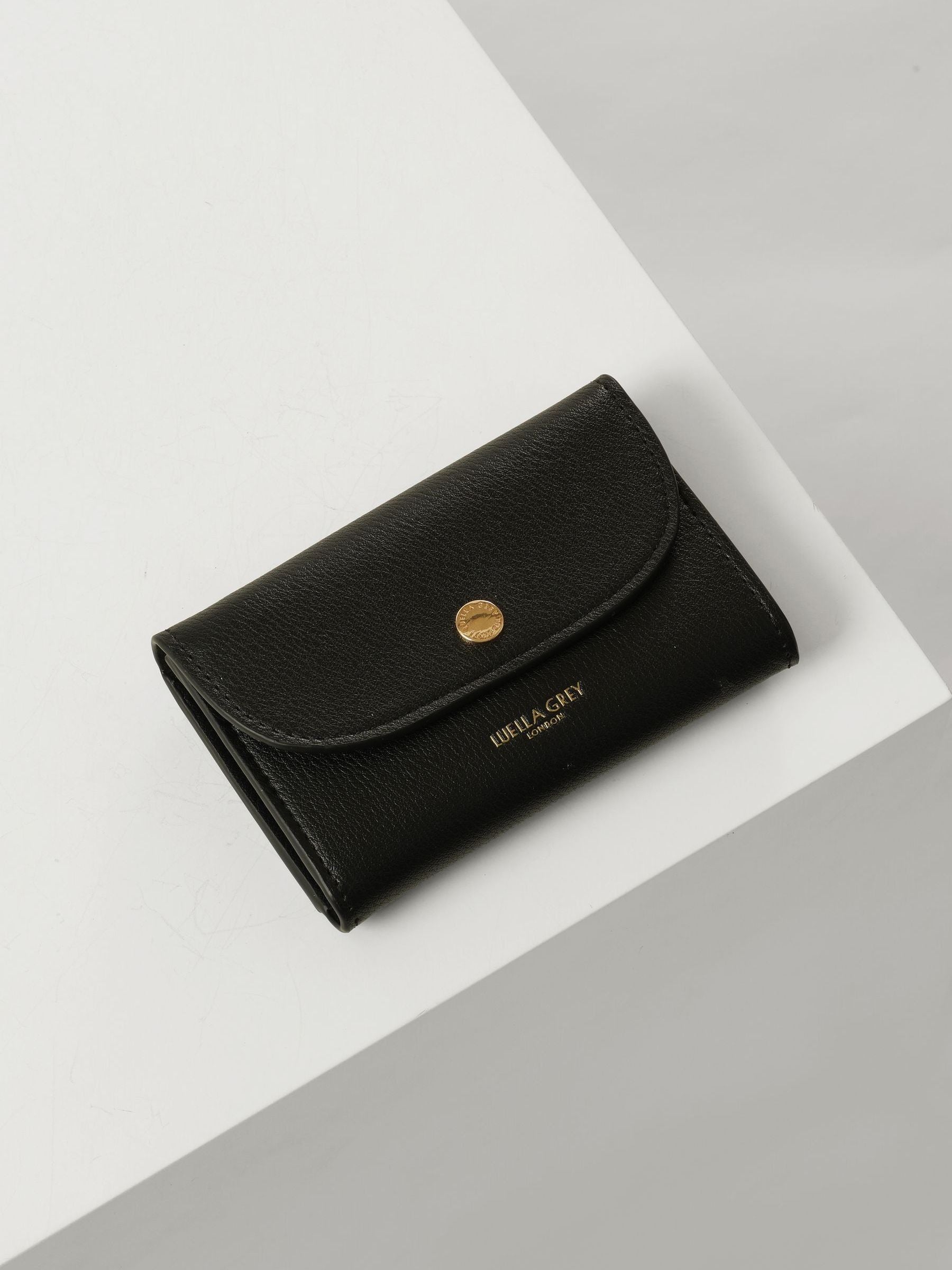 Luella Grey black Marina medium purse, UK version