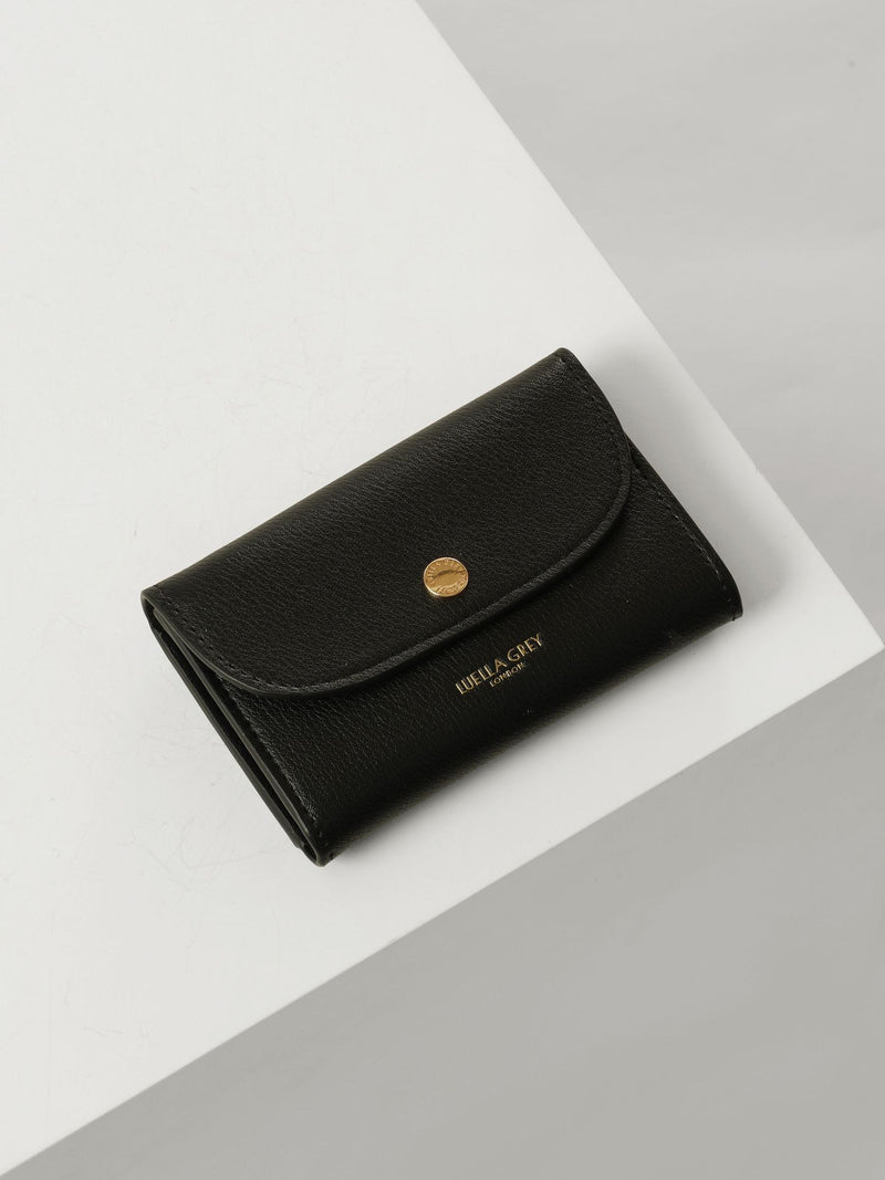 Luella Grey black Marina medium purse, UK version