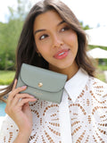 Luella Grey Black Marina Medium Purse