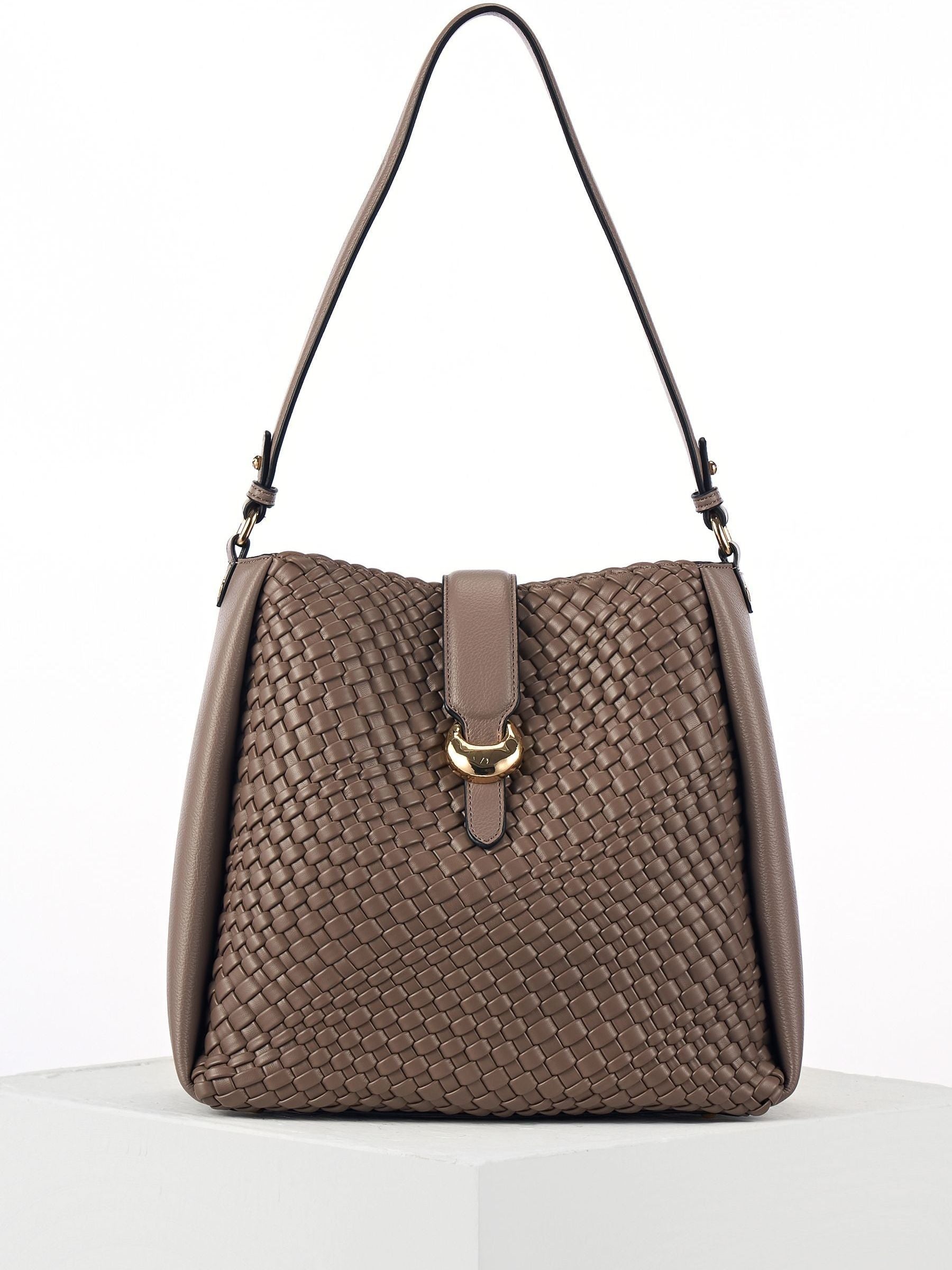 Luella Grey Flora weave hobo bag, imported from the UK