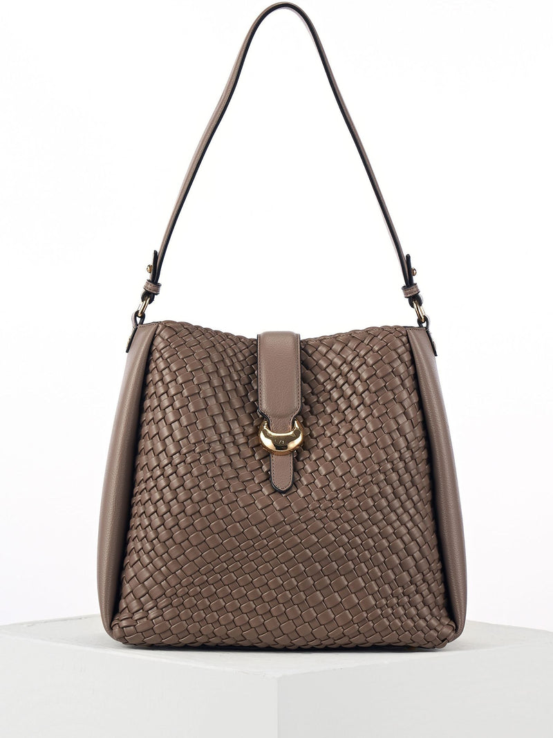 Luella Grey Flora weave hobo bag, imported from the UK