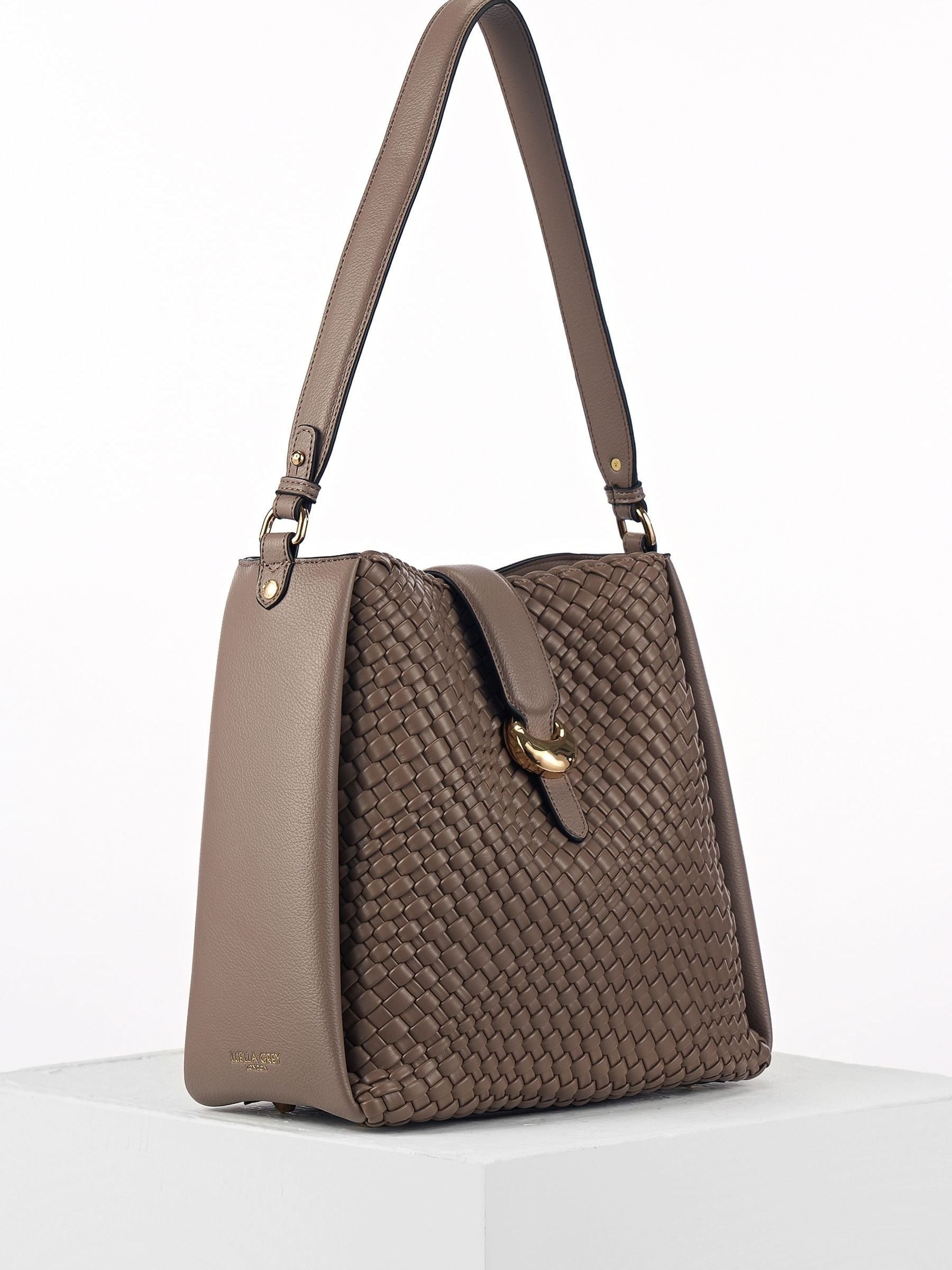 Luella Grey Flora weave hobo bag, imported from the UK