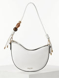 Luella Grey Cora saddle cross-body bag in white - British product
