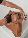 Luella Grey Pandora suede hobo bag, UK version