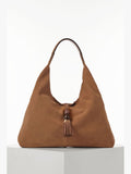 Luella Grey Pandora suede hobo bag, UK version