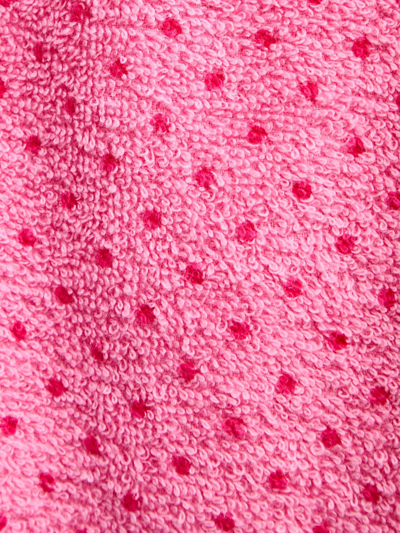 JoJo Maman Bébé strawberry hooded poncho towel (British brand)