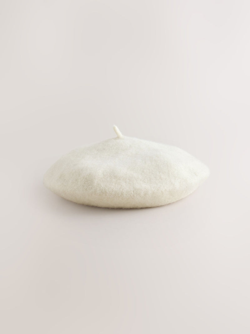Ecru Beret Hat (3mths-16yrs)