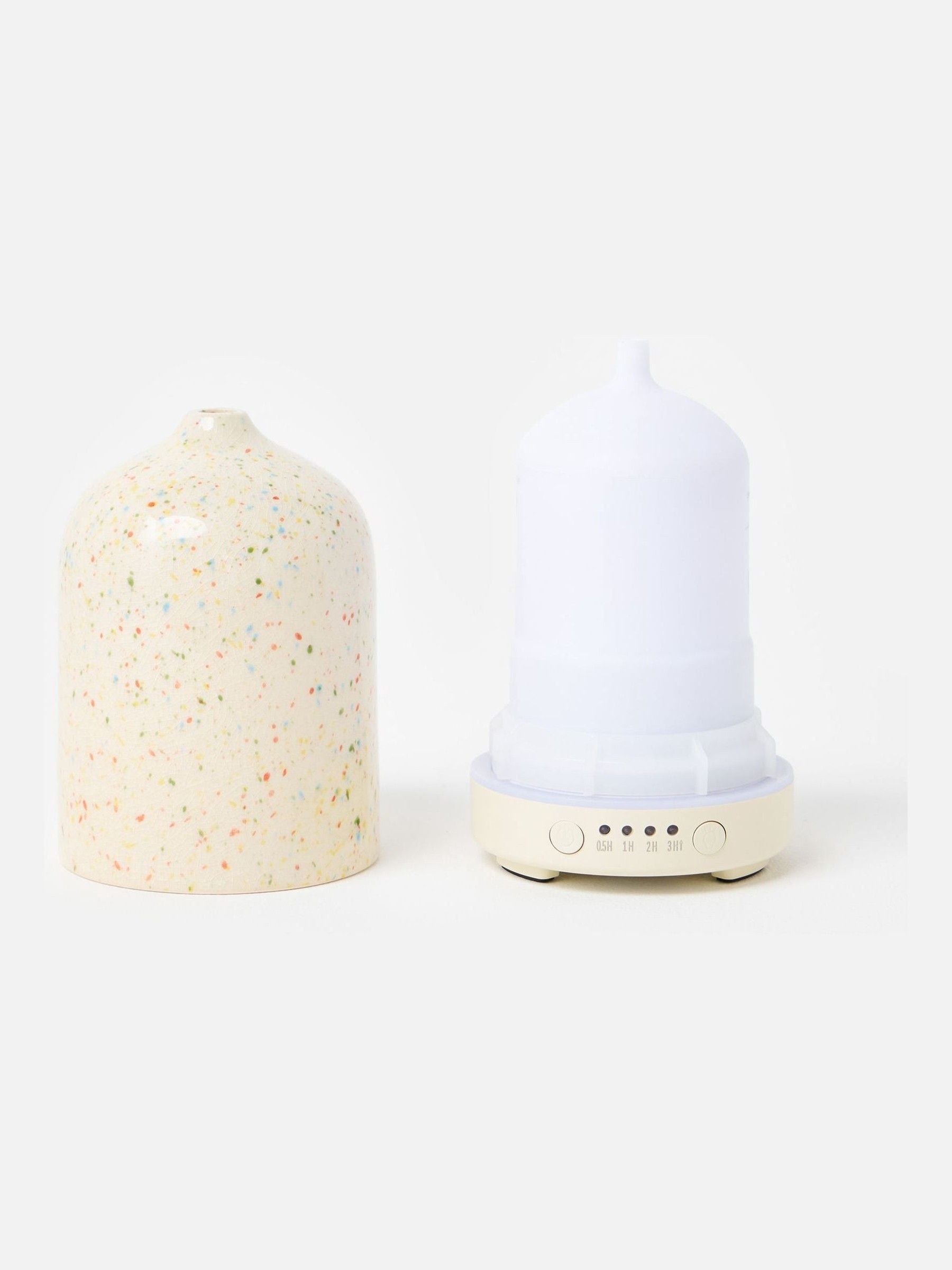 Oliver Bonas cream splatter ceramic electric diffuser (British brand)