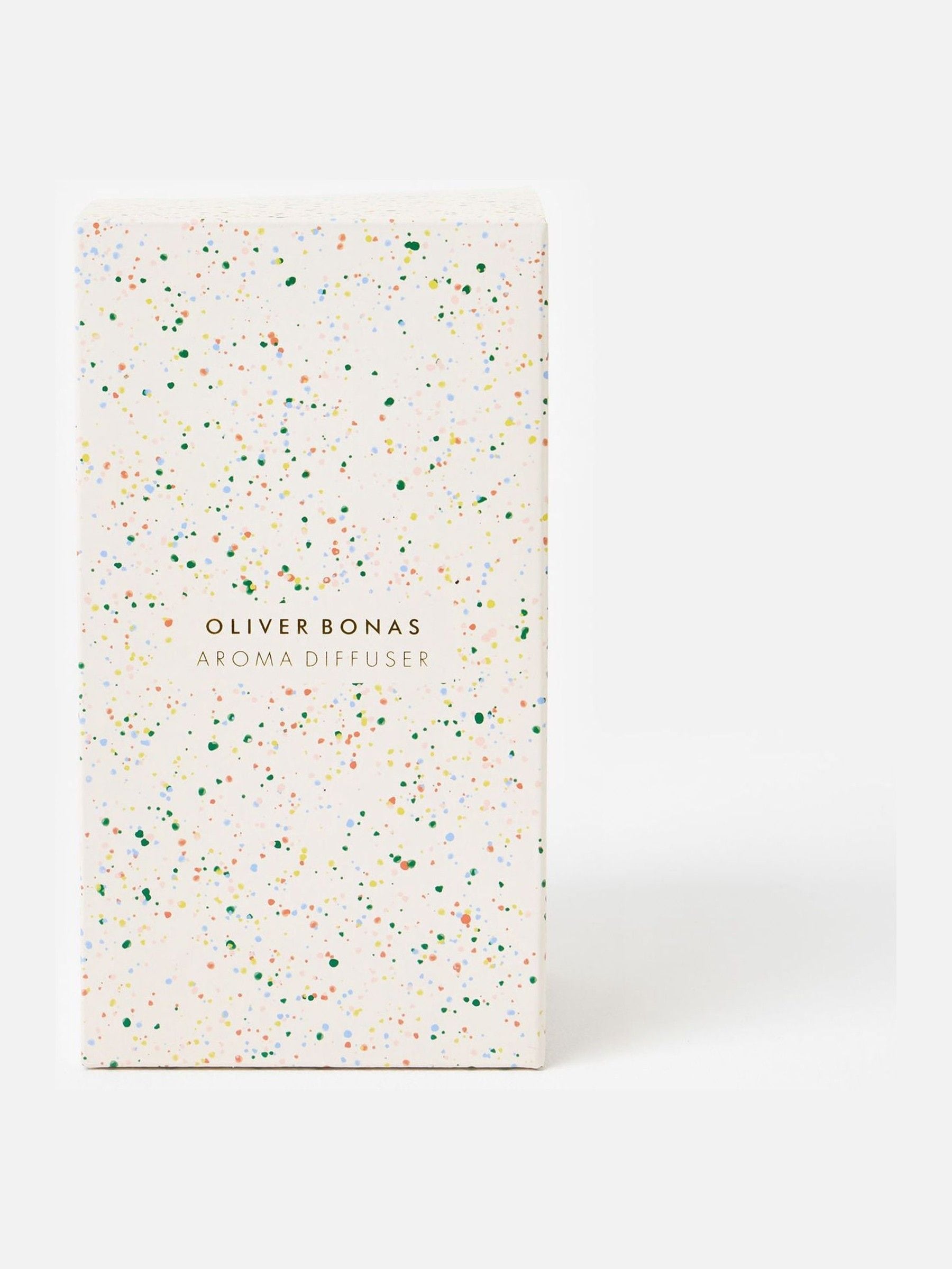 Oliver Bonas cream splatter ceramic electric diffuser (British brand)