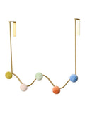 Oliver Bonas over door hooks gold velvet, UK version