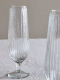 Nkuku clear Otuba champagne flutes set of 4, imported from the UK