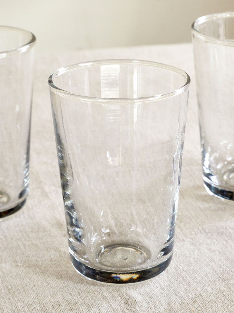 Nkuku Pani clear highball glasses set of 4 - British product