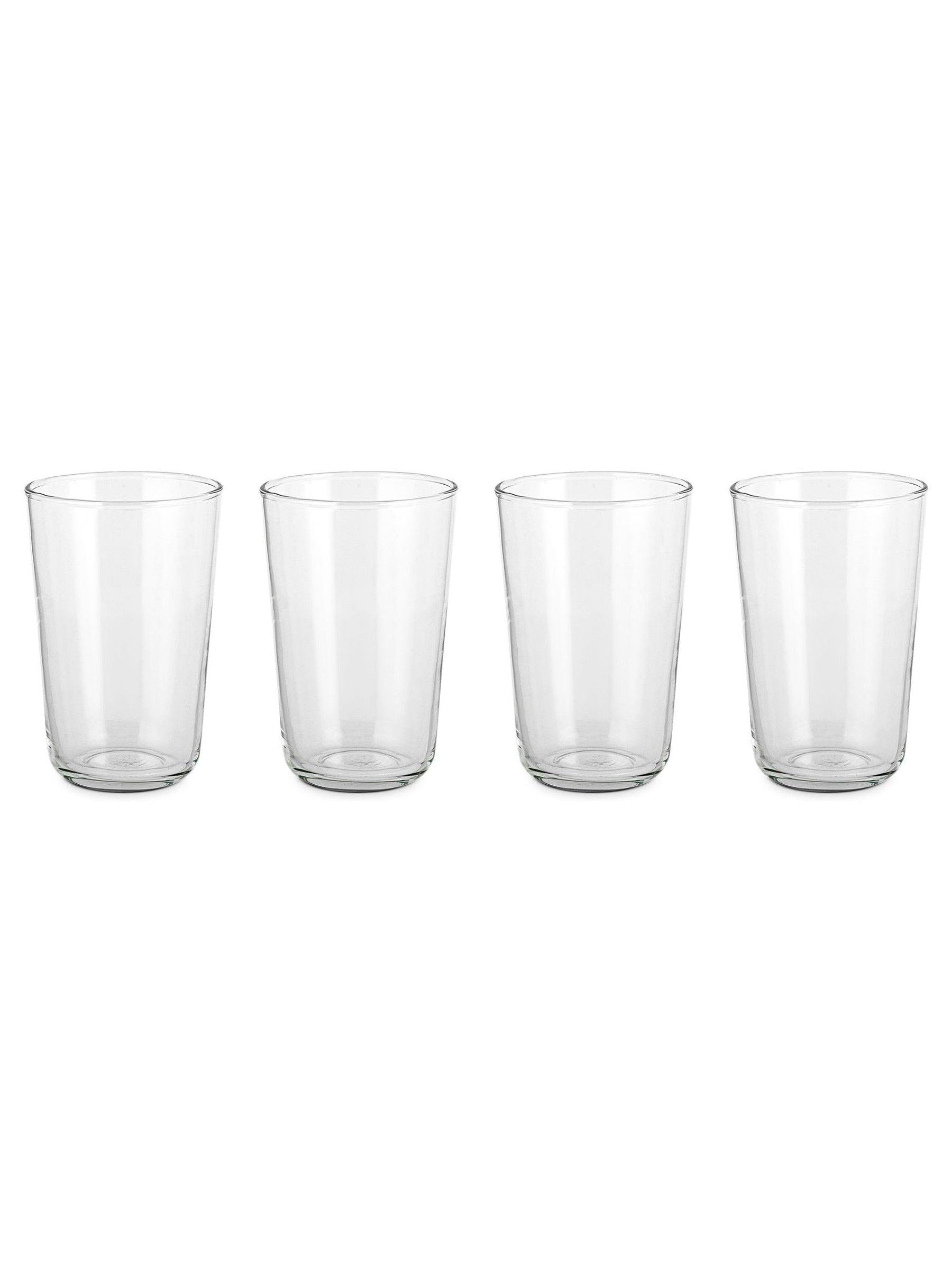 Nkuku Pani clear highball glasses set of 4 - British product