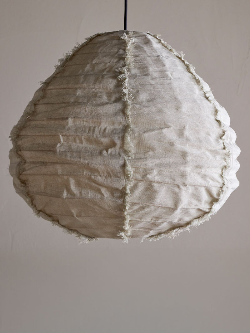Nkuku Natural Hirana linen lampshade (British brand)