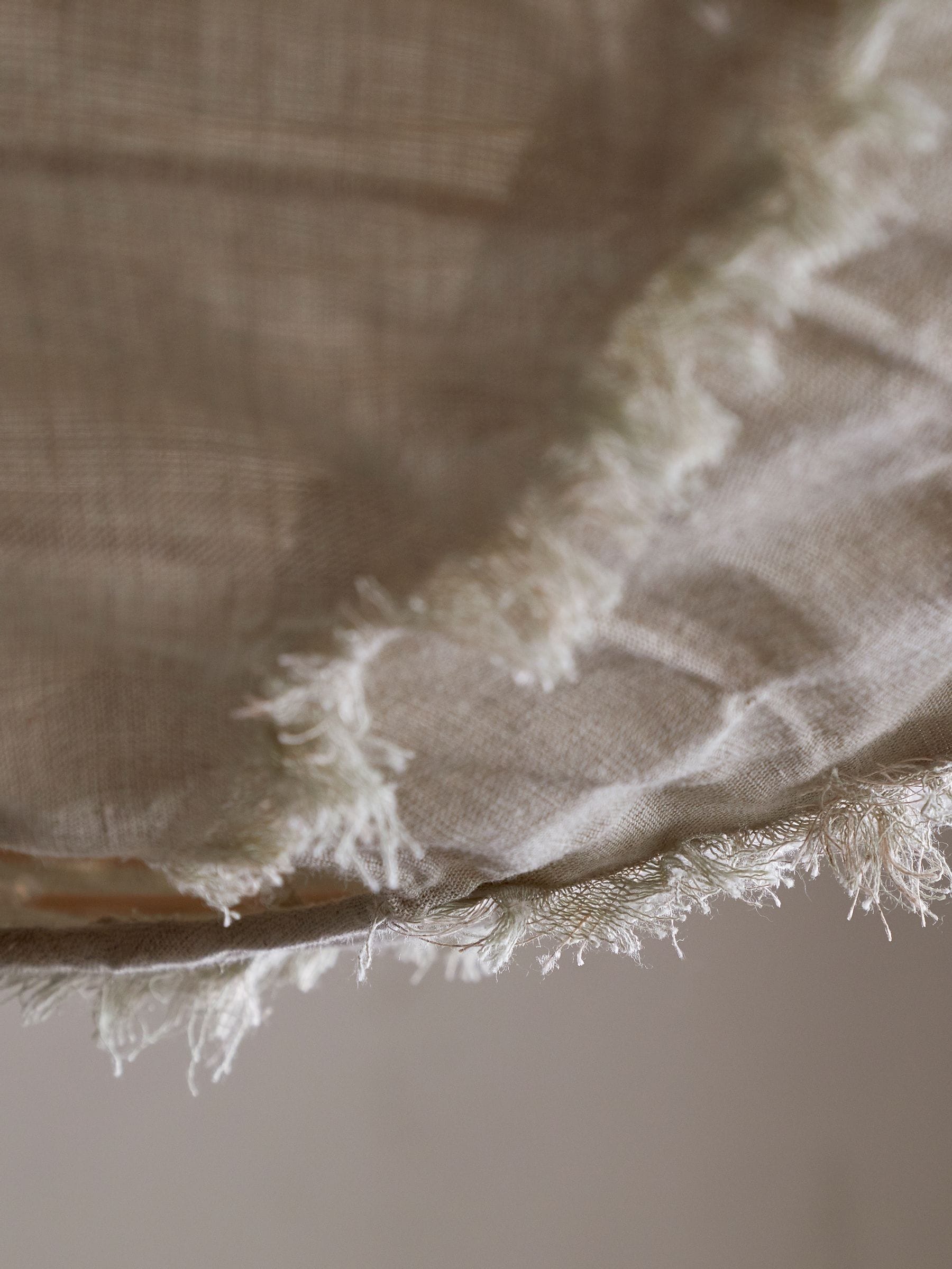 Nkuku Natural Hirana linen lampshade (British brand)
