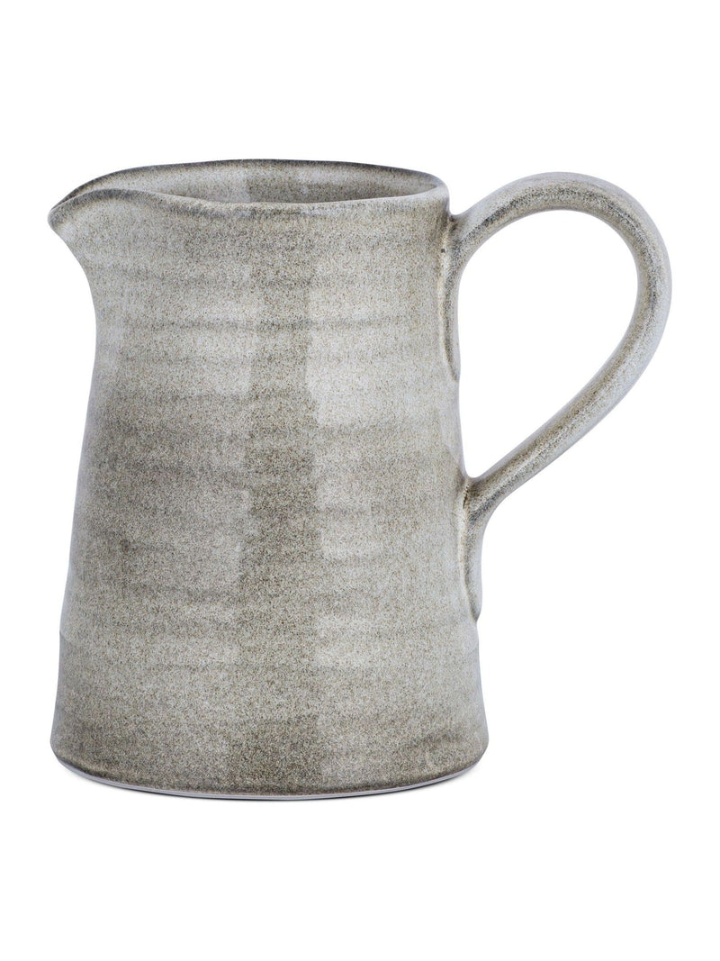 Nkuku grey Valinha earthenware jug (British brand)