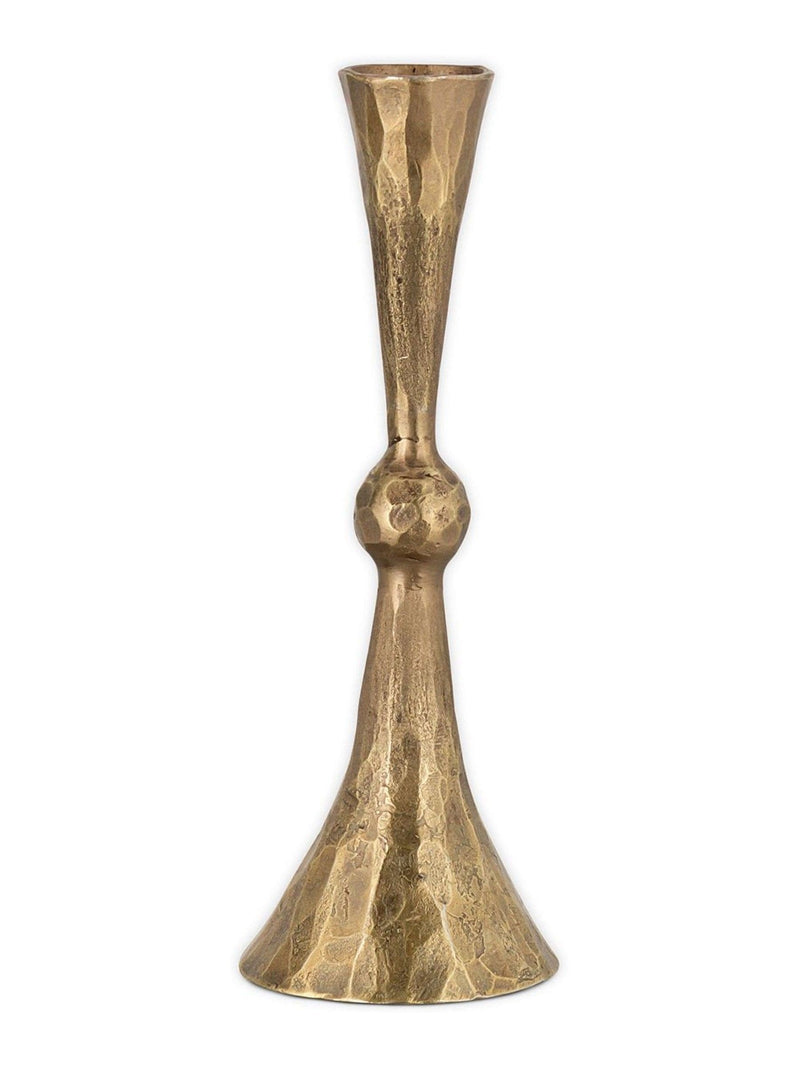 Nkuku candle holder with fluted iron design (British brand)