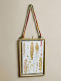 Nkuku Kiko antique brass photo frame 5x7 (British brand)