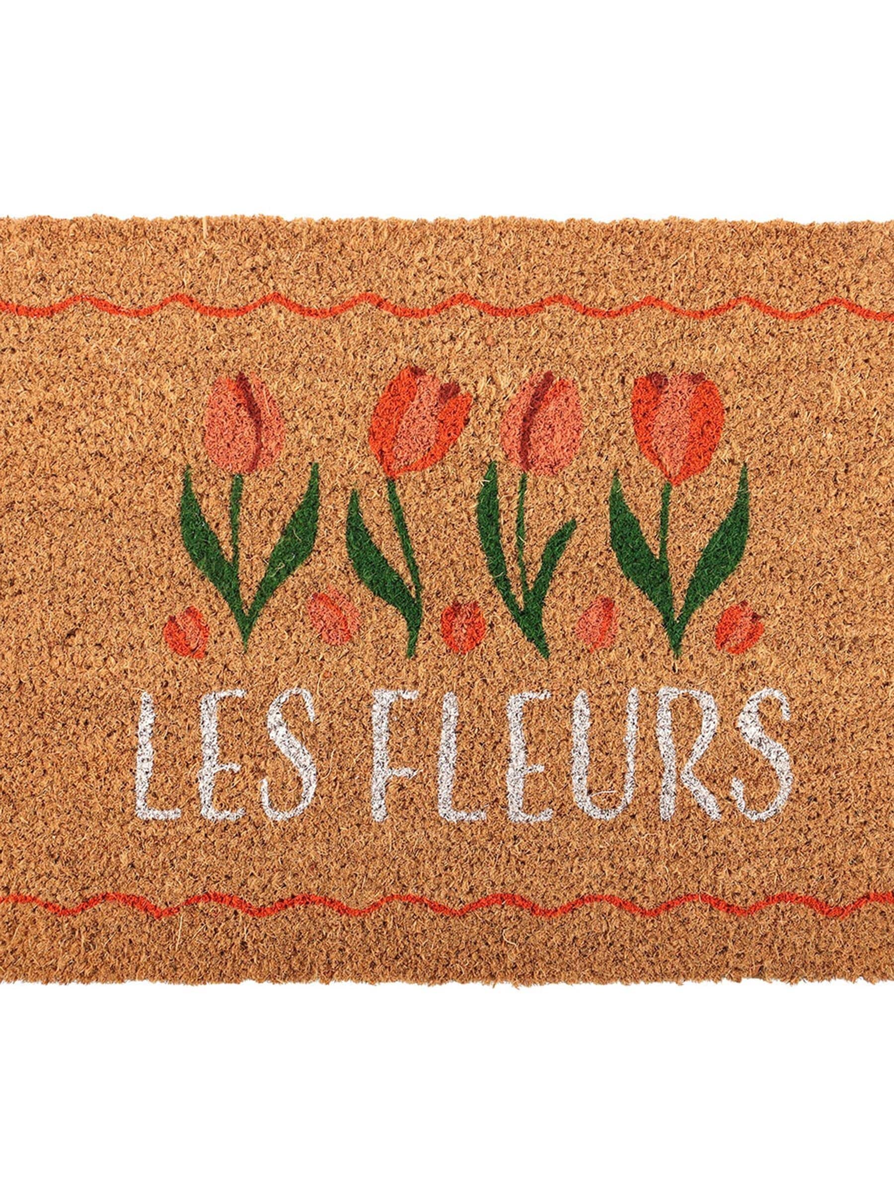 Something Different Les Fleurs Tulip doormat 60x40cm, UK version