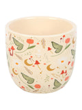 Something Different Cream Fairy Folklore Print ceramic plant pot - British product
