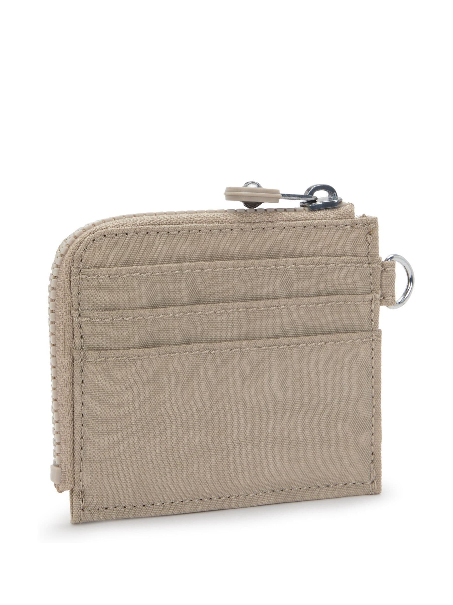 Kipling Natural Card Pal Purse compact nylon wallet (British brand)