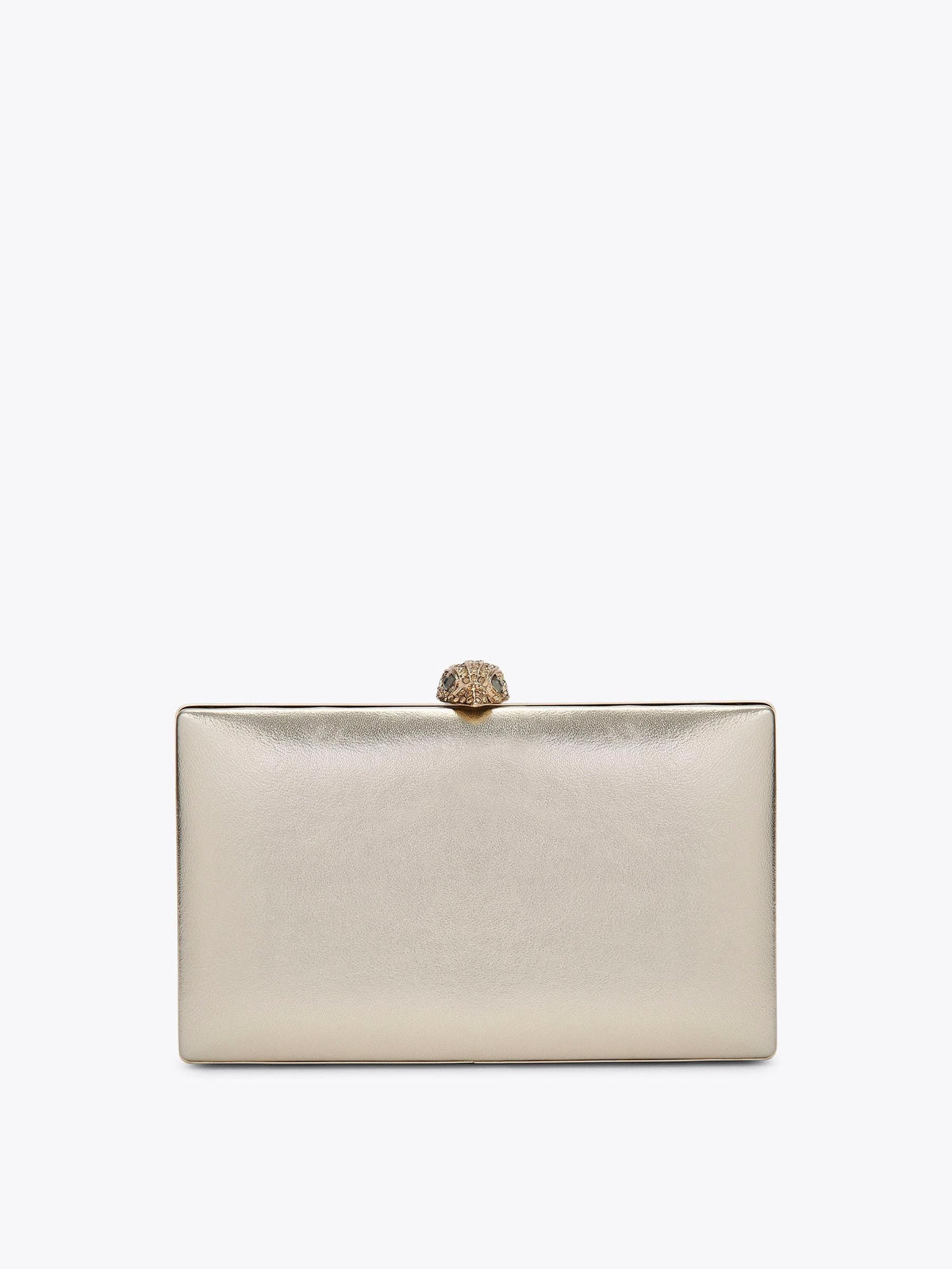 Kurt Geiger London gold crystal clutch bag, UK version