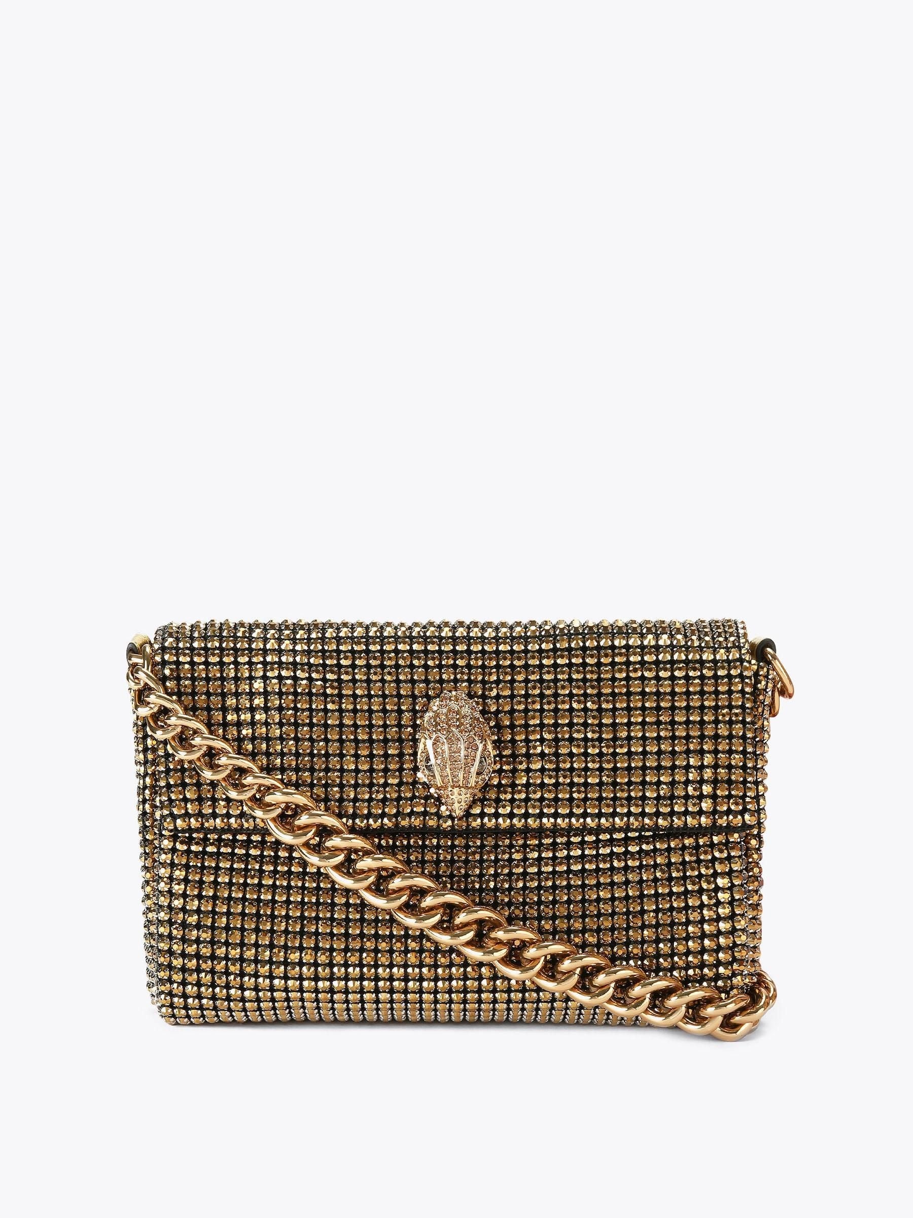 Kurt Geiger London gold small party shoulder bag - British product