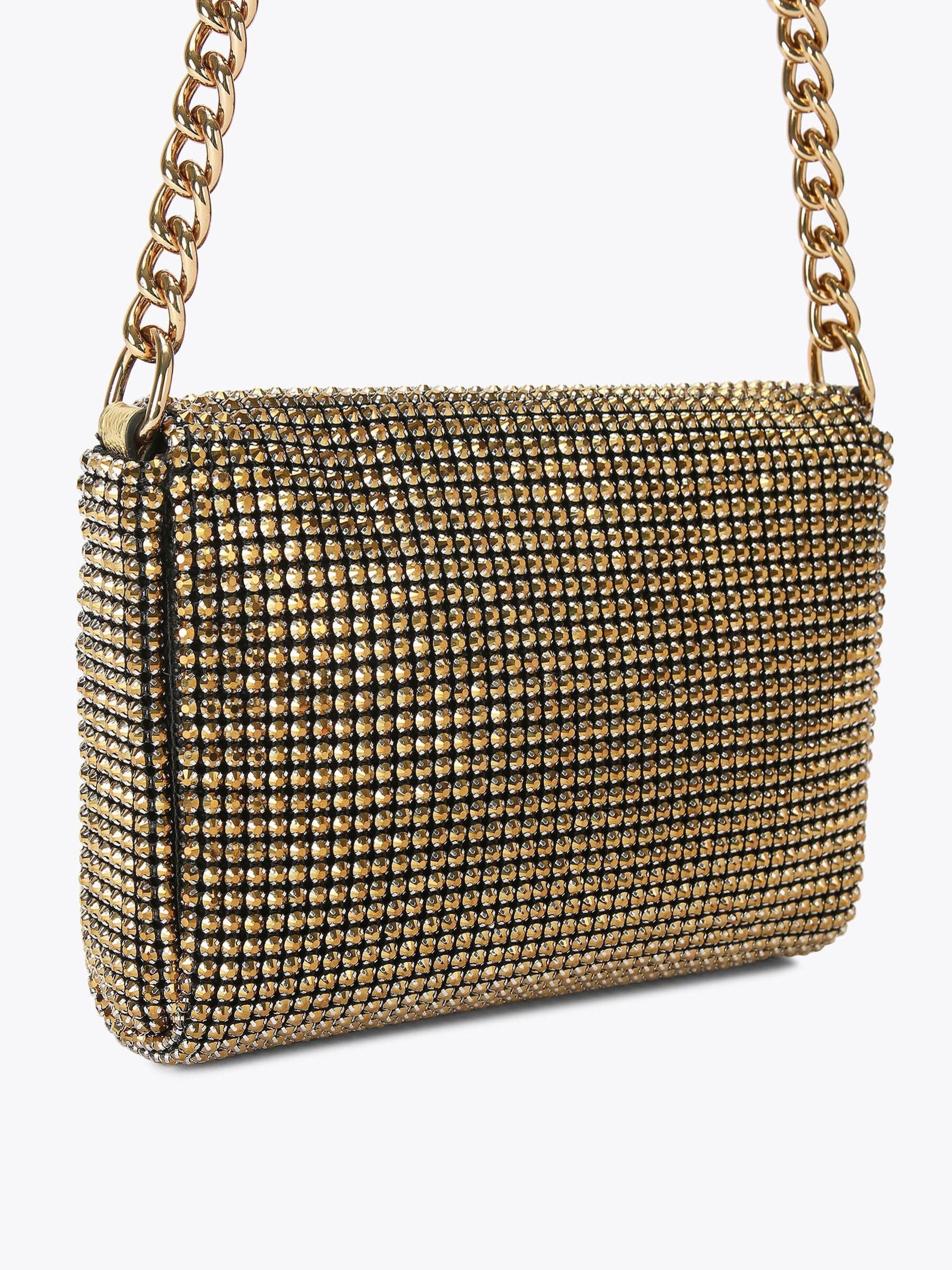 Kurt Geiger London gold small party shoulder bag - British product