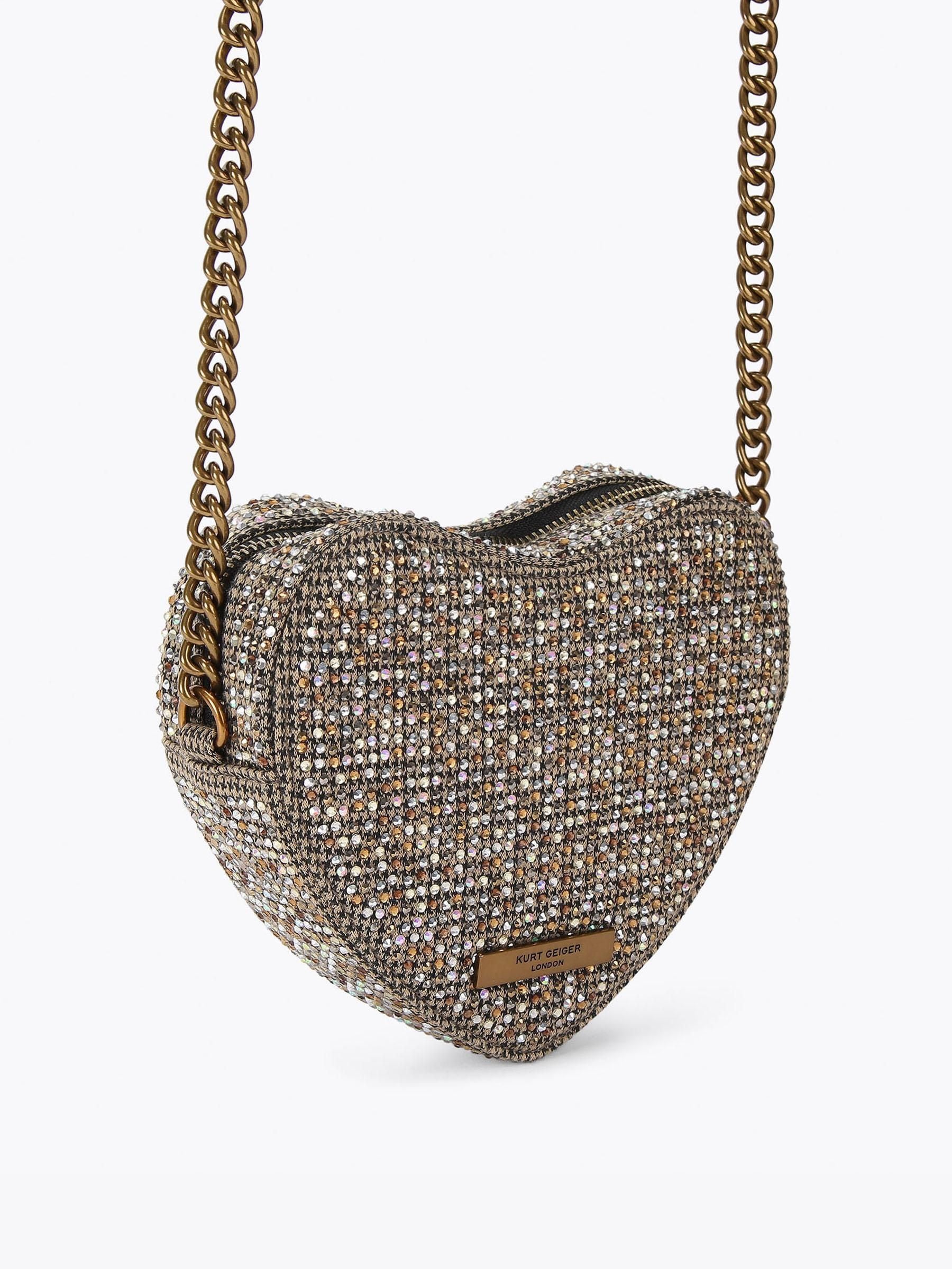 Kurt Geiger Kensington Heart cross-body bag (British brand)