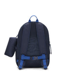 Lacoste blue backpack with pencil case, UK version