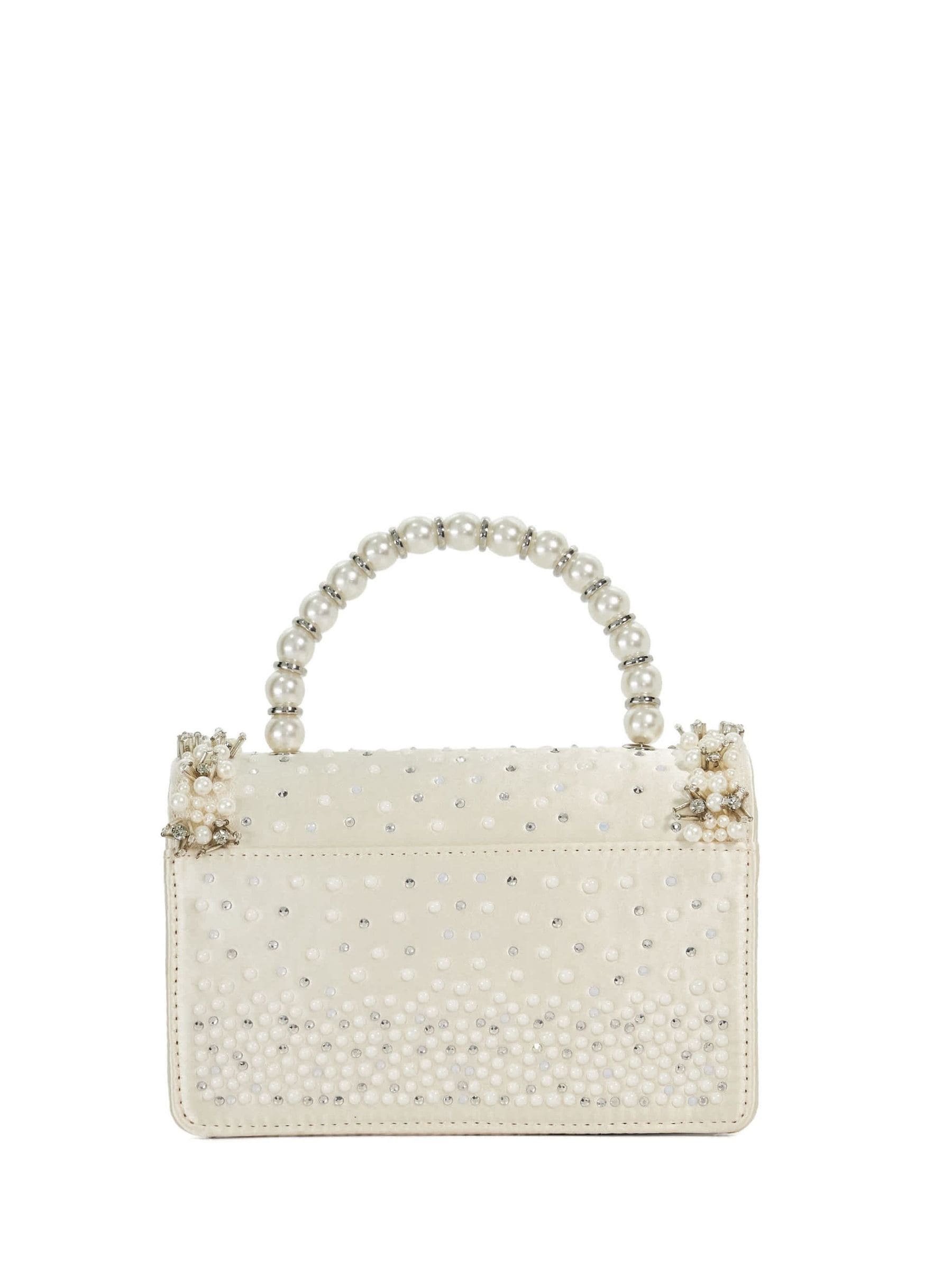 Dune London white pearl bridesmaid bag, imported from the UK