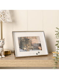 Widdop silver cat photo frame 16x20.5cm - British product