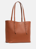 Kate Spade brown fine grain leather zip tote bag, imported from the UK