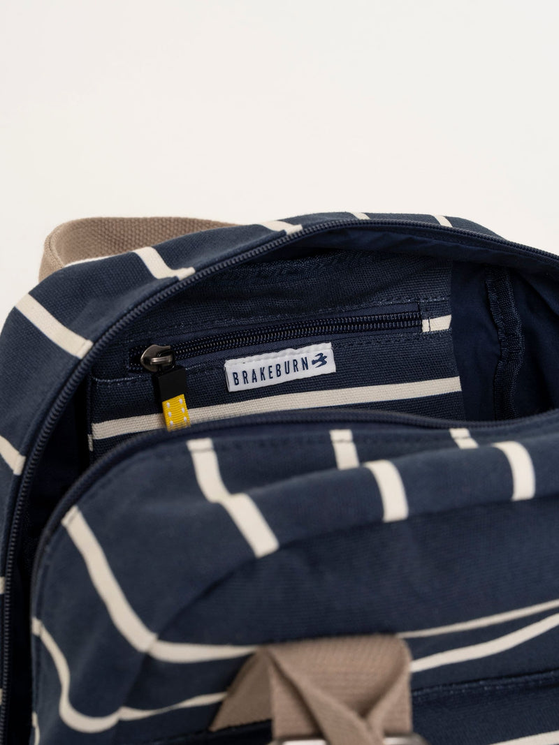 Brakeburn blue classic backpack, UK version