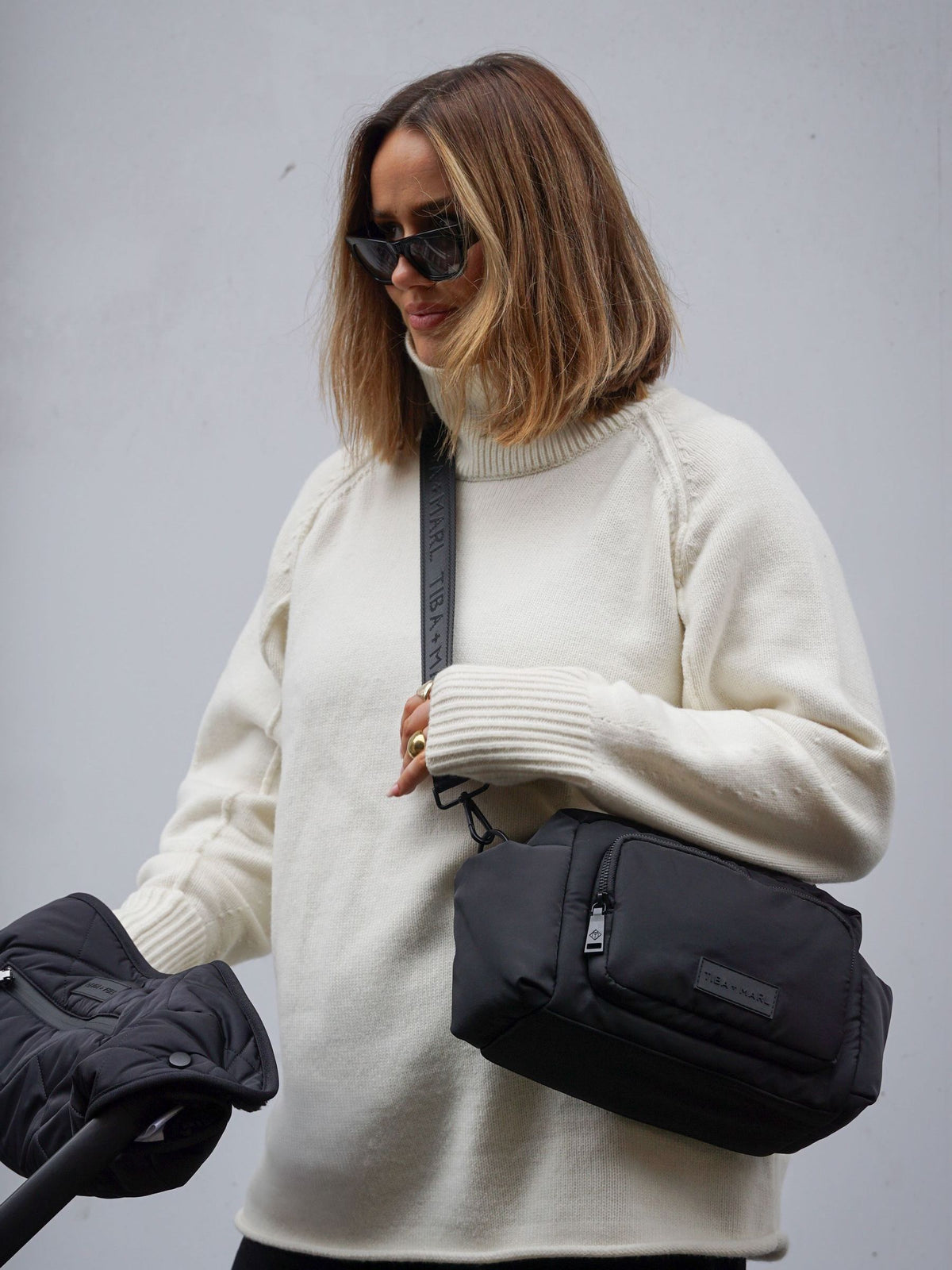 Tiba + Marl black Inka buggy organiser (British brand)