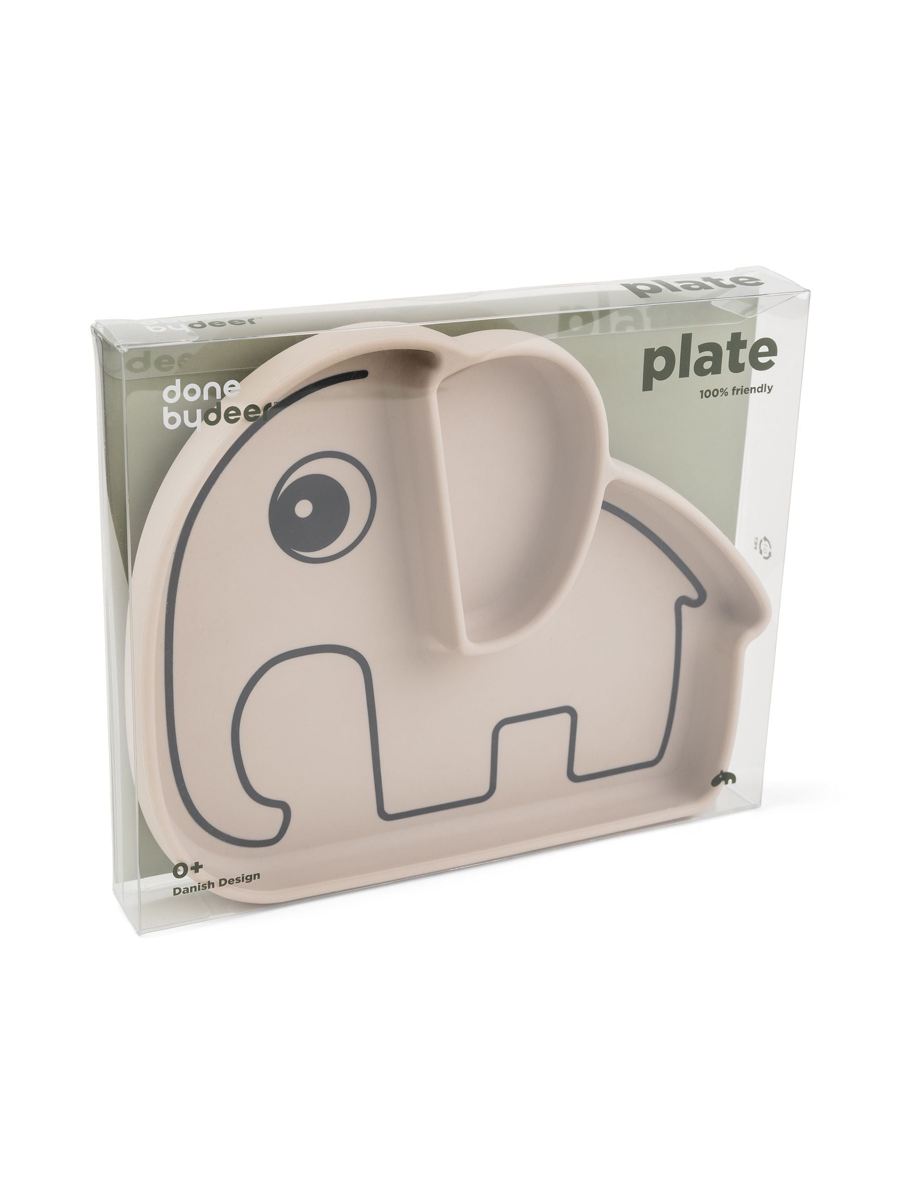 Done by Deer Natural Elphee silicone stick and stay plate, UK version
