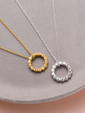 Posh Totty Designs personalised beaded mini message necklace - British product