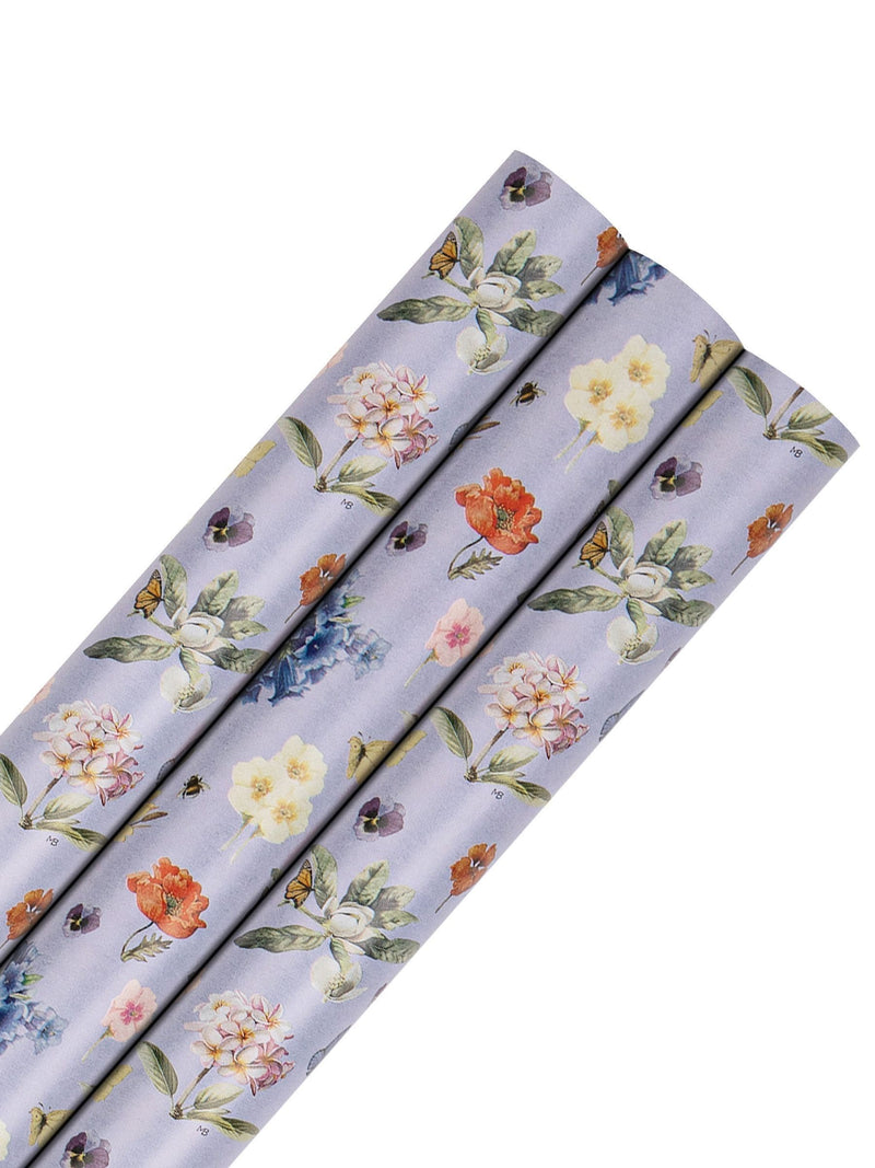 Hallmark Marjolein Bastin floral wrapping paper 3 rolls 2m - British product