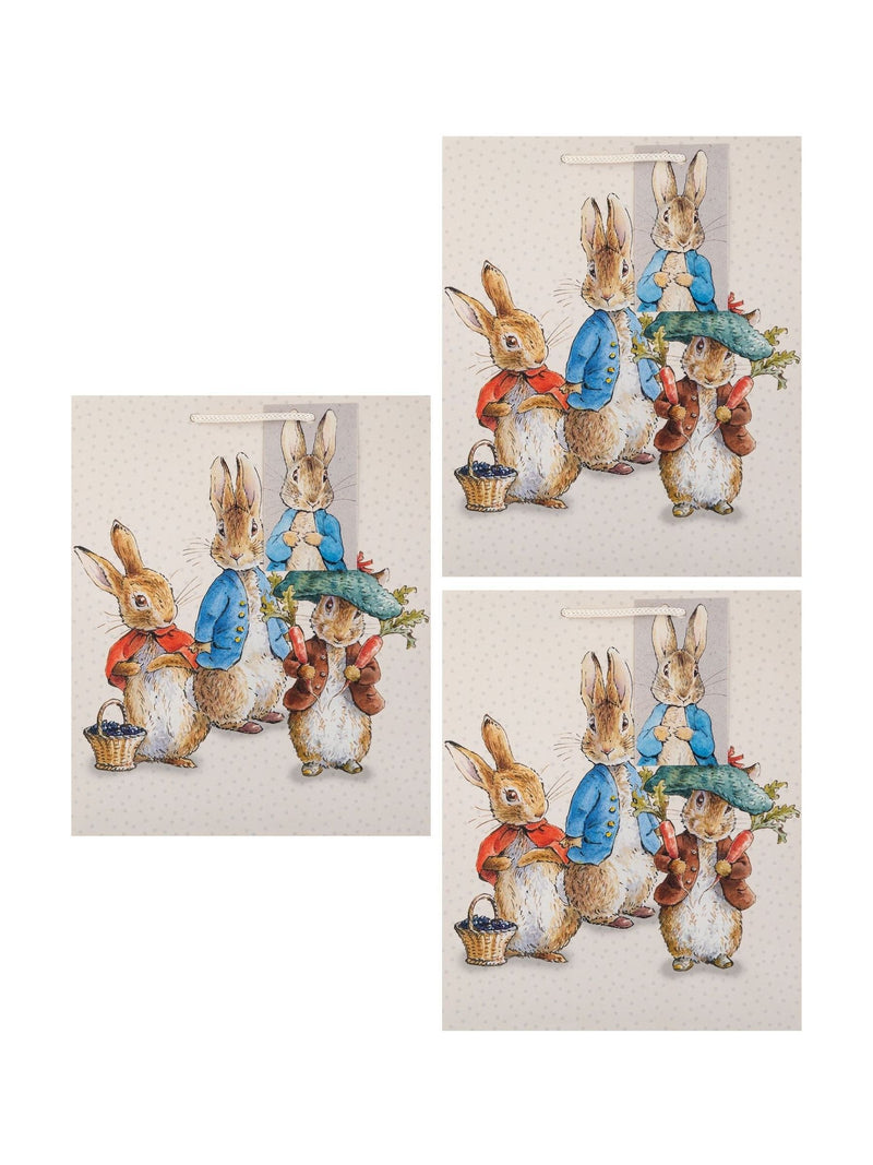 Hallmark Peter Rabbit and Friends gift bag set medium, imported from the UK