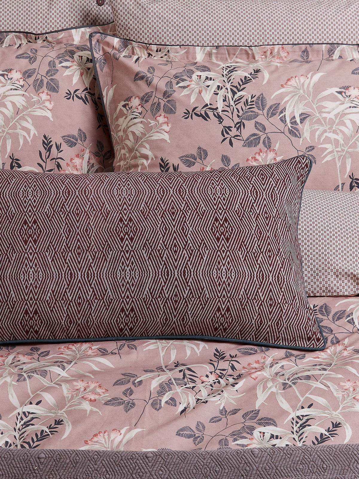Bedeck of Belfast Mulberry Katara cushion 70x40cm, UK version