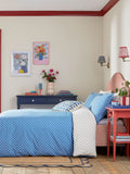 Land & Shore Sora cotton pillowcases pair, imported from the UK