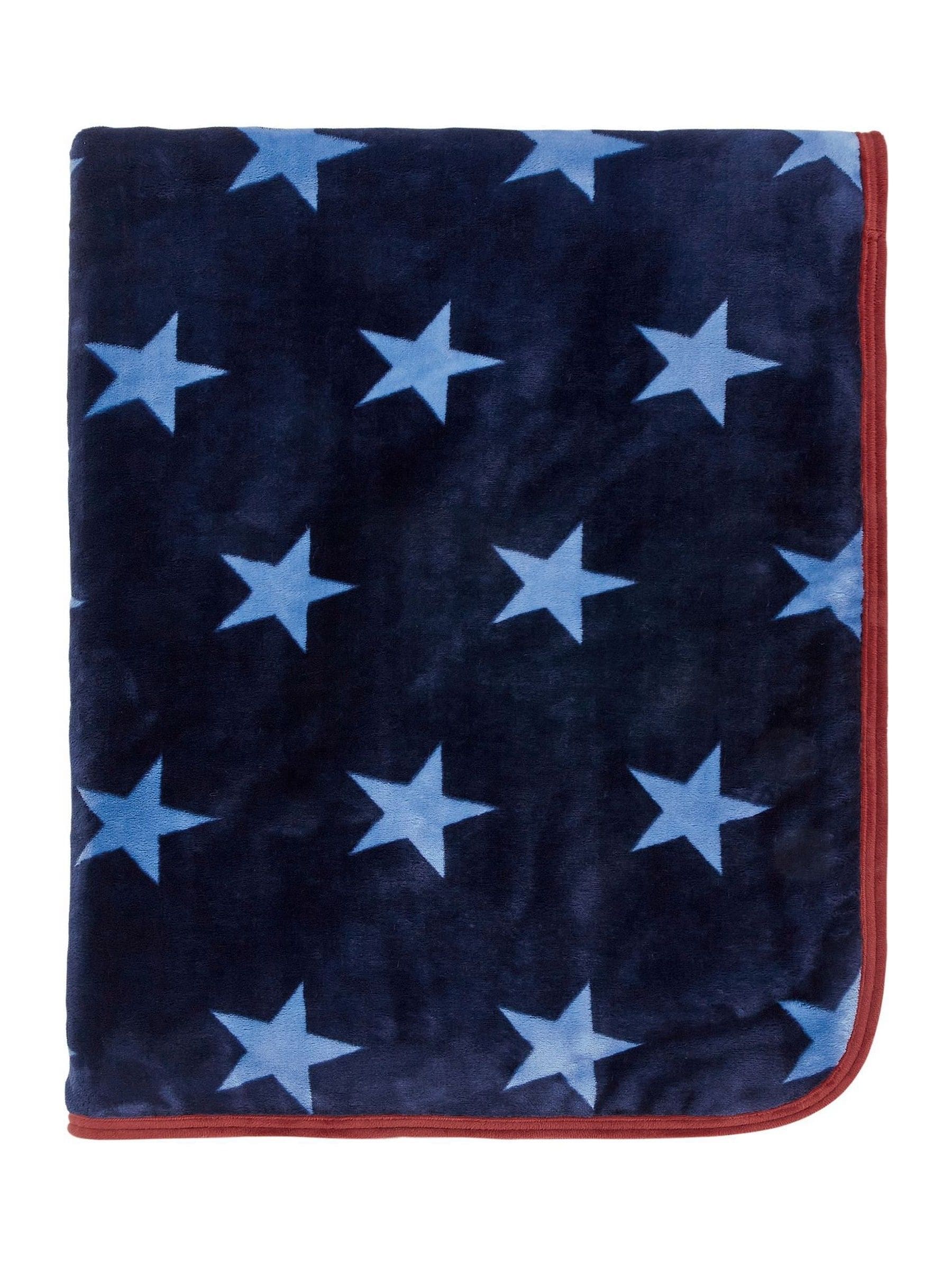 Helena Springfield fleece throw star pattern 140x180cm (British brand)