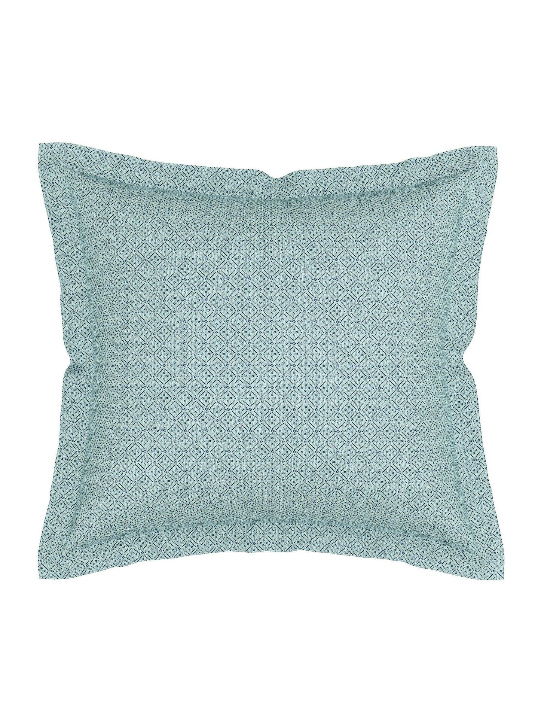 V&A Indigo Eastern Bloom pillowcase pair, imported from the UK