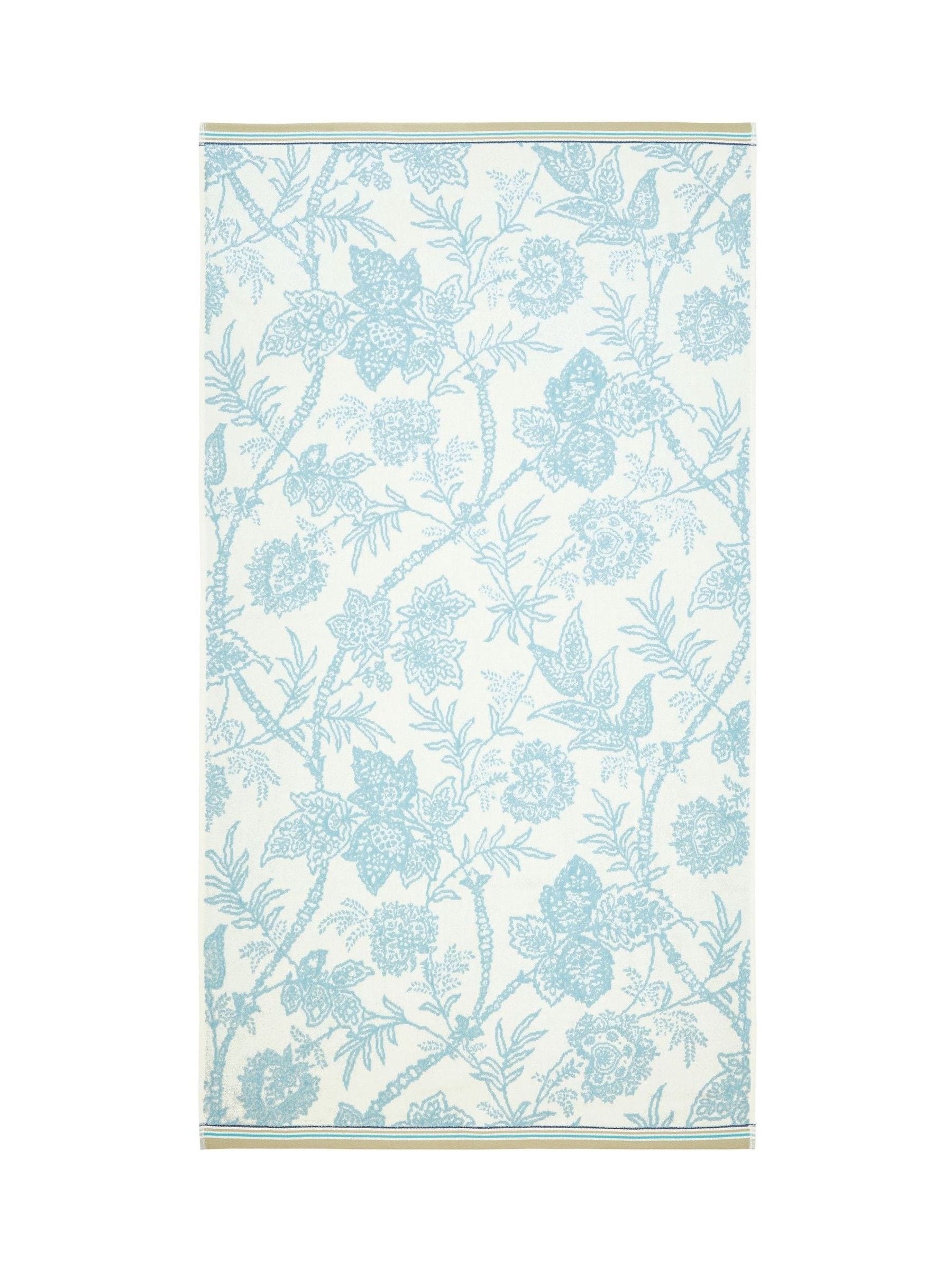 Bedeck of Belfast soft teal green paisley towels 550gsm, UK version