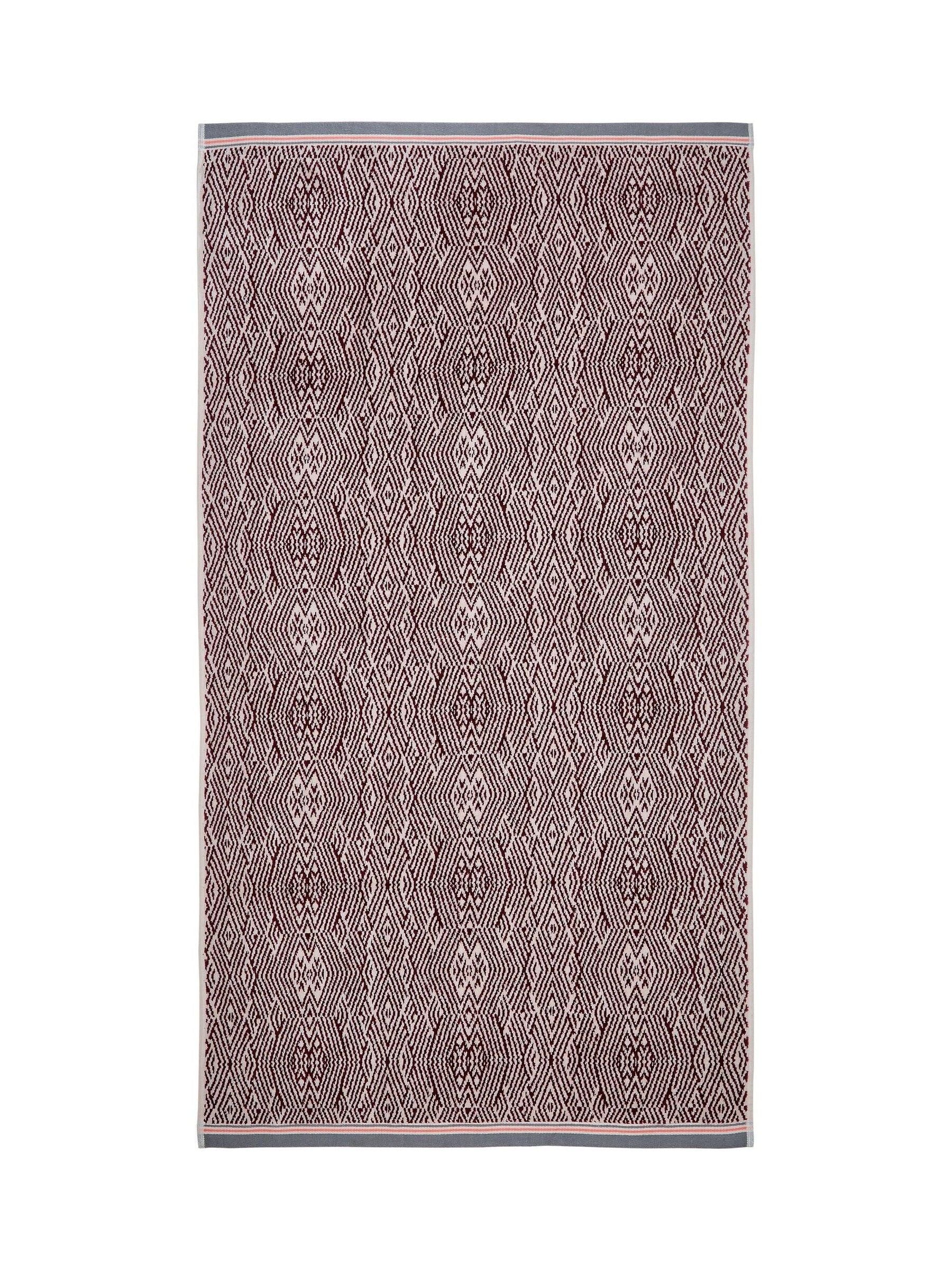 Bedeck Mulberry Katara cotton towel, imported from the UK