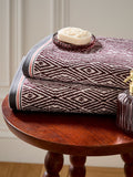Bedeck Mulberry Katara cotton towel, imported from the UK